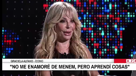 Graciela Alfano con Novaresio: Menem decía que estaba enamorado de mí
