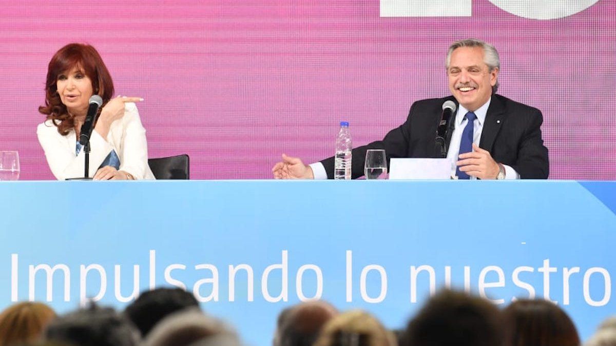 Cristina Kirchner y Alberto Fernández