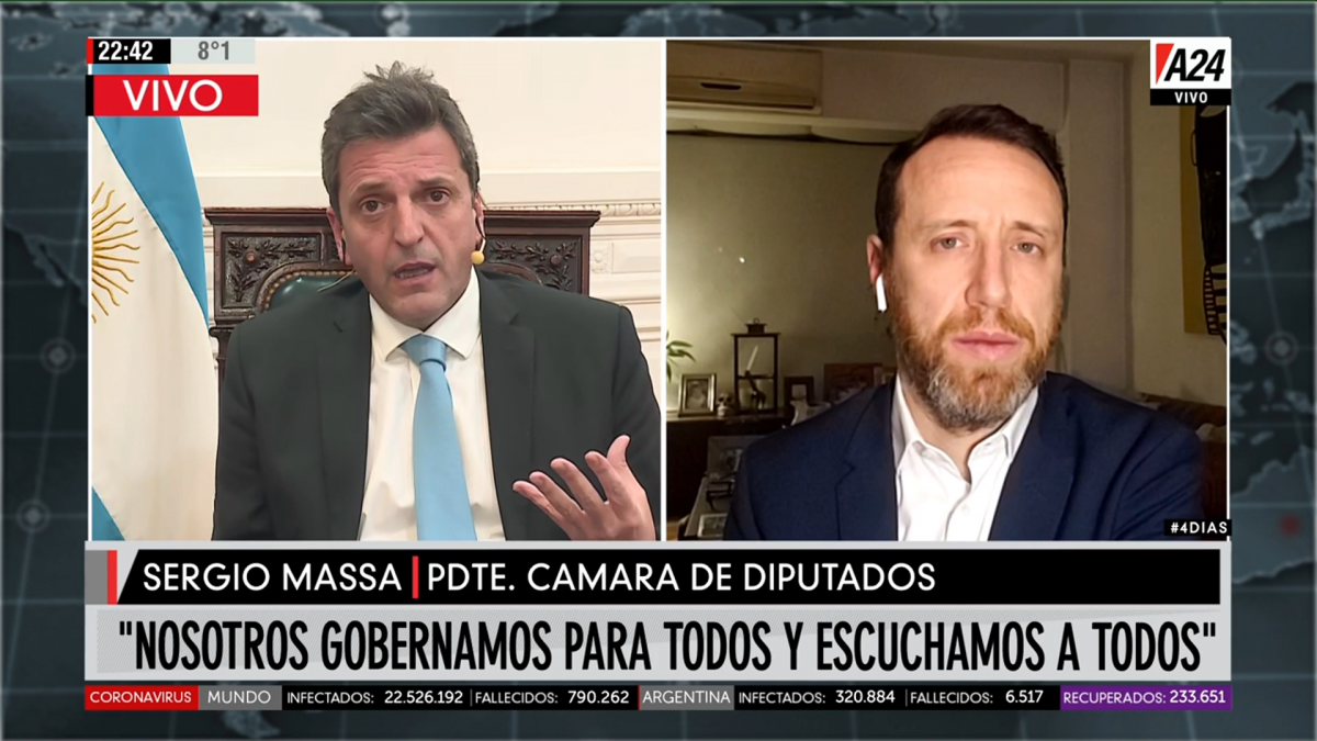 No es un debate que nos corre, dijo Massa sobre la discusión de la reforma judicial