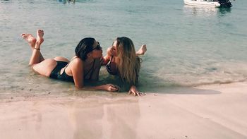 Romina Malaspina con Marian Farjat en Ibiza: La estamos pasando súper bien