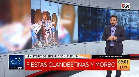 Fiesta de “Halloween” clandestina en un cementerio de Santa Fe