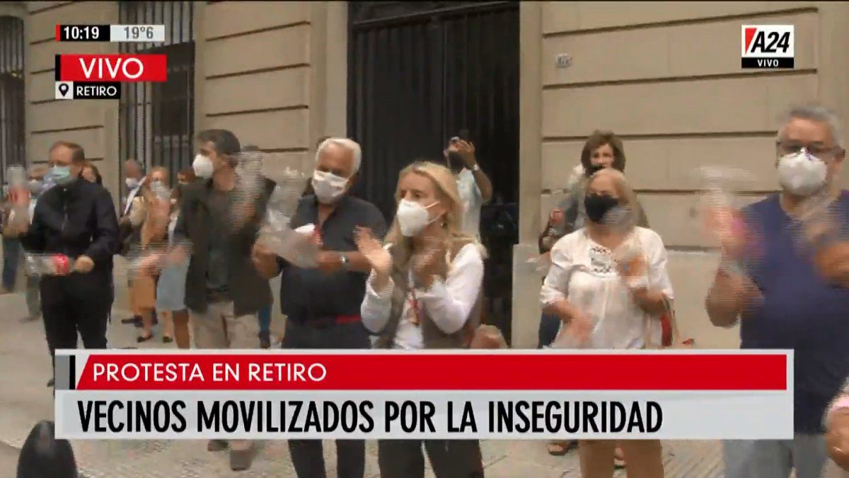 Inseguridad: vecinos reclaman por el traslado de la comisaría y el incremento de hechos delictivos. (Captura de Tv)