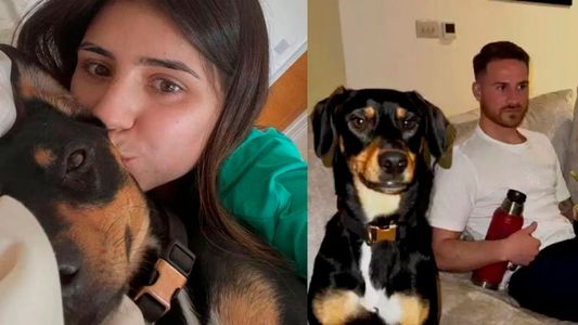 El drama de Camila Mayan con la perra que recuperó hace unos días de Alexis Mac Allister