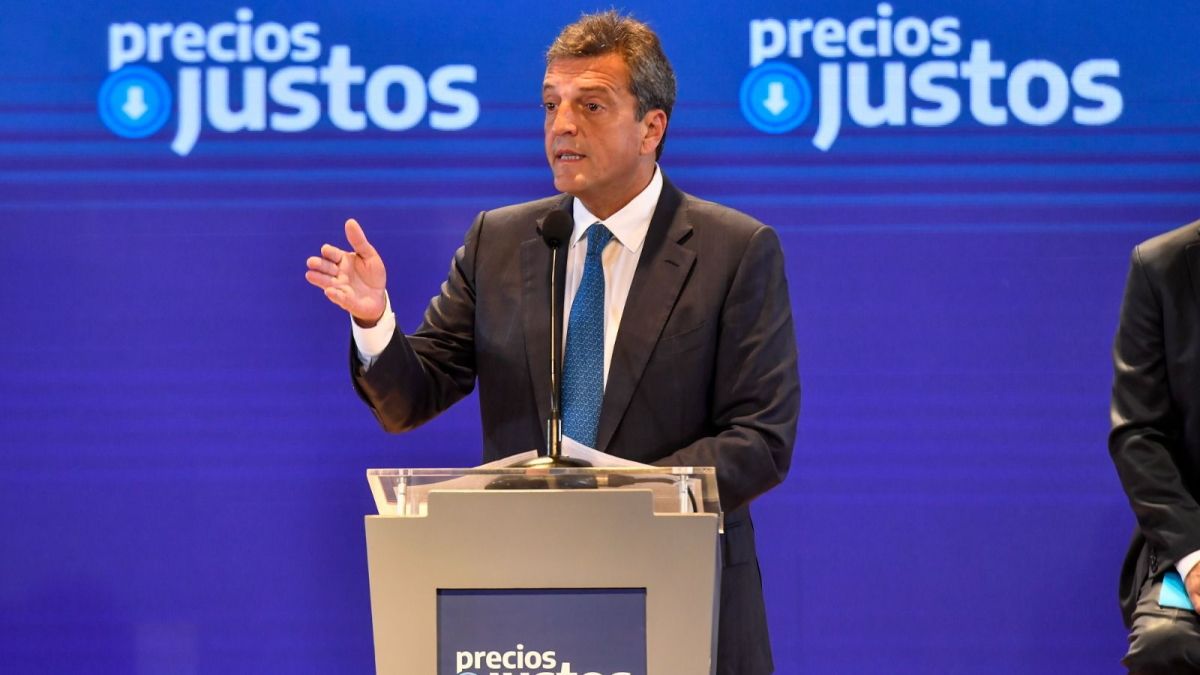 Sergio Massa presentó una nueva extensión de Precios Justos