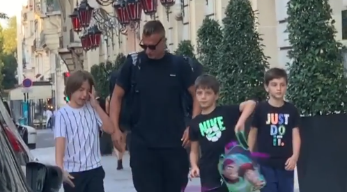 Maxi López compartió un video del reencuentro con sus hijos tras 8 meses y 1900 kilómetros en auto