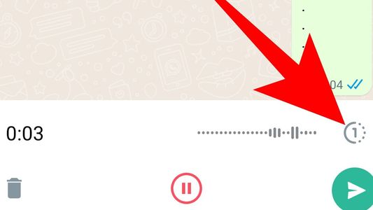La forma más fácil para enviar un audio en WhatsApp y pueda escucharse una sola vez