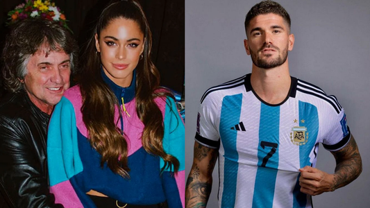 Rodrigo de Paul le envió un saludo especial al papá de Tini Stoessel tras el triunfo de Argentina