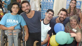 El galán Agustín Sierra entregó sillas de ruedas