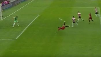 ¡El gol del campeonato! La chilena espectacular de Renzo López en la goleada de Central Córdoba ante Unión