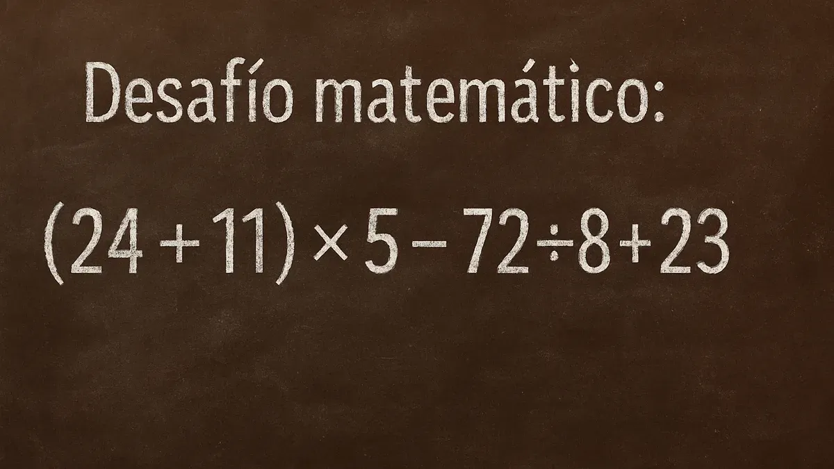 La regla esencial para resolver este desafío matemático es conocido como PEMDAS (por sus siglas en inglés) o jerarquía de operaciones.