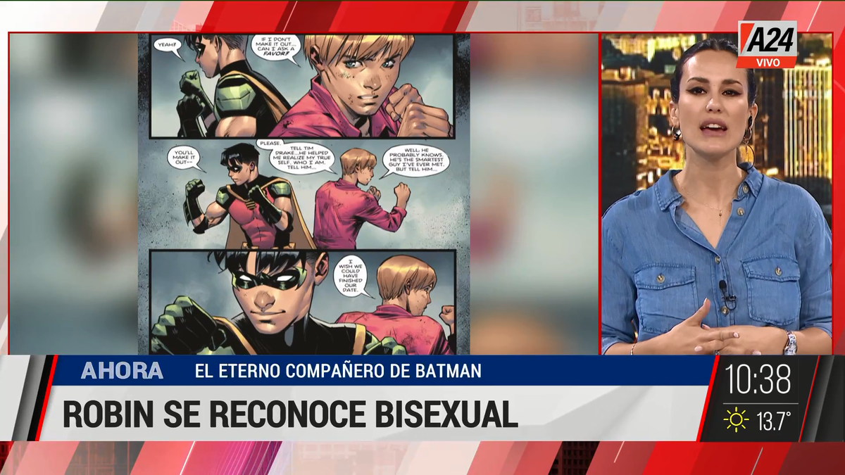 Robin aceptó la cita de un hombre y se reconoció bisexual. (Captura de Tv)