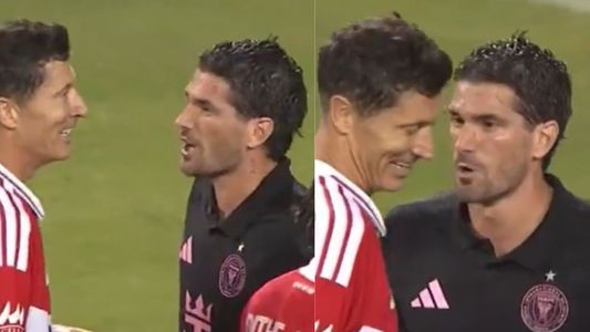 ¿Quién sos, bobo?: De Paul explotó contra Lewandowski para defender a un compañero
