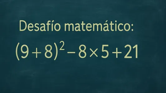 Desafío matemático: una mente brillante lo resuelve en menos de 10 segundos