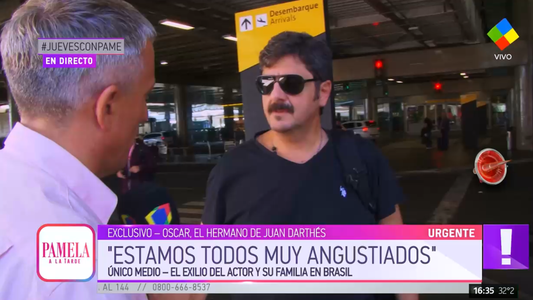 El hermano de Darthés rompió el silencio en Pamela a la tarde: Juan está mal