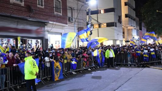 Copa Argentina: Locura por la llegada del plantel de Boca a La Rioja