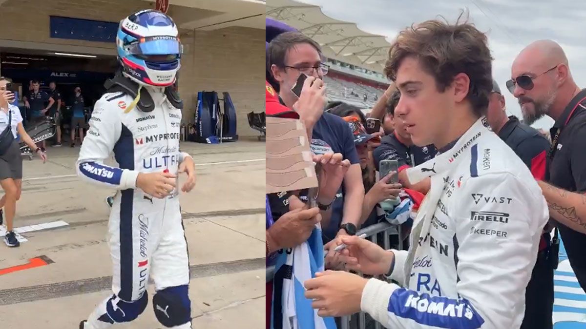 La presencia de argentinos es muy numerosa en Austin para acompa&ntilde;ar a Franco Colapinto (Foto: A24.com).