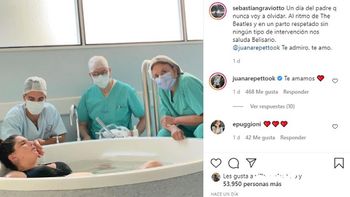 La decisión de Juana Repetto con la placenta de su hijo recién nacido