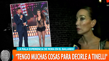 Mora Godoy, con los tapones de punta contra Tinelli: No volvería al Bailando porque me maltrataron
