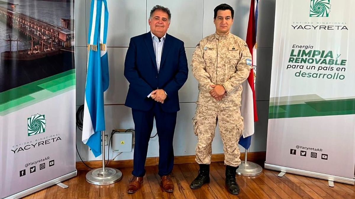 Omar Waisman dirige el área de Seguridad e Información de Yacyretá. (Foto: @YacyretaAr).