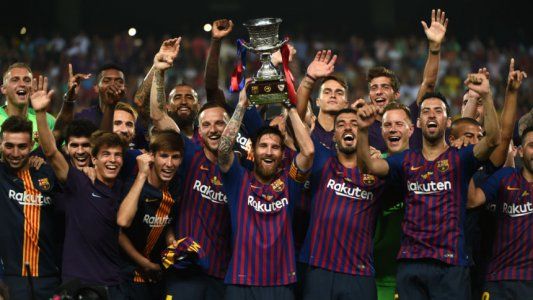Barcelona ganó la Supercopa de España y Messi es el jugador más ganador de la historia del club