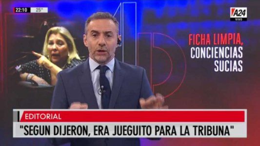 Luis Majul criticó duramente la falta de quórum en Diputados y sentenció: Ficha limpia, conciencias sucias