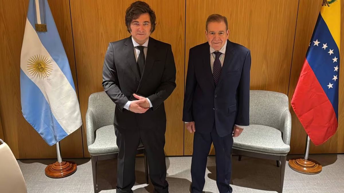 Javier Milei en Madrid: reunión con González Urrutia y el líder de Vox (Foto: X)