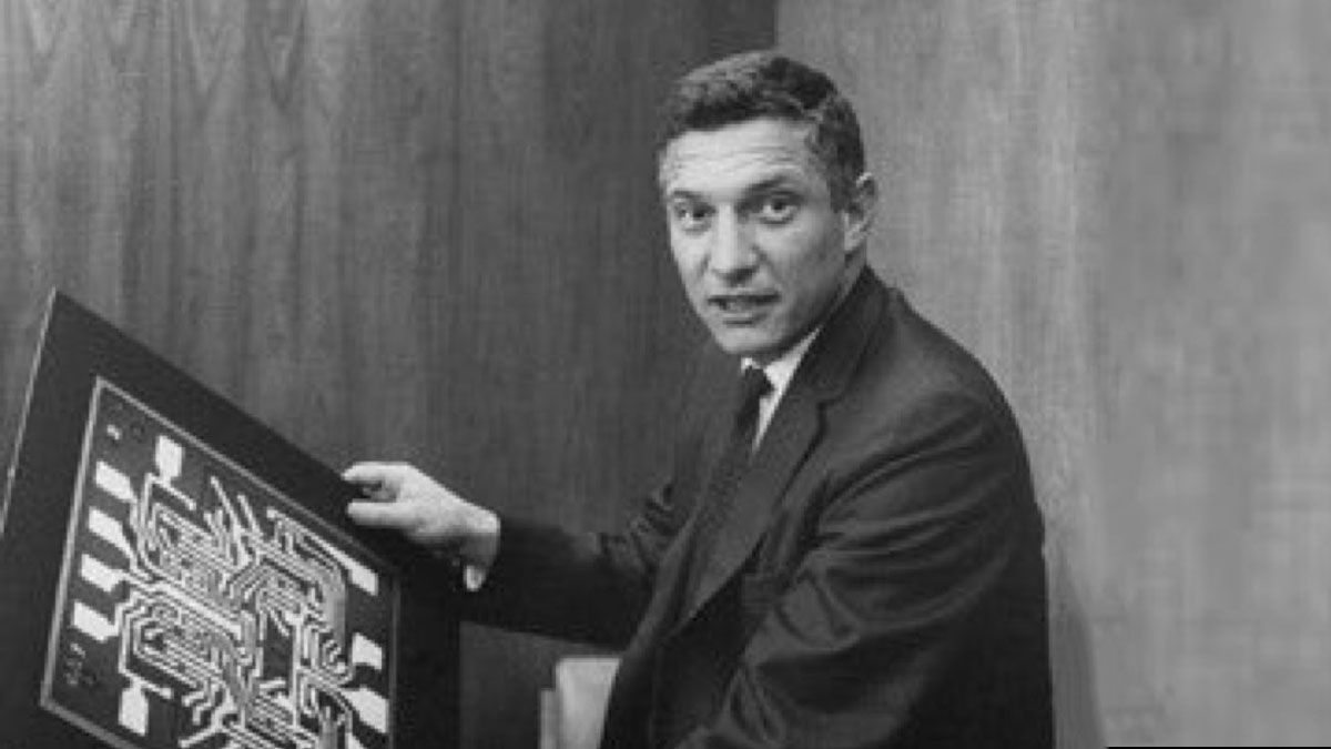 Robert Noyce, el otro padre de los circuitos integrados, creo la producción en masa de los microchips (Foto: Gentileza ABC)