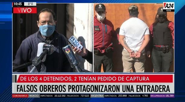 Un vecino contó cómo operaba la banda de falsos obreros en Belgrano R