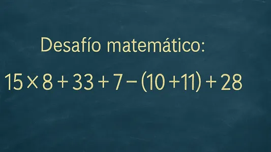 Desafío matemático: la cuenta es fácil, pero muchos cometen un error frecuente