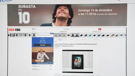 Subastaron los bienes de Diego Maradona: ¿Cuánto recaudaron?