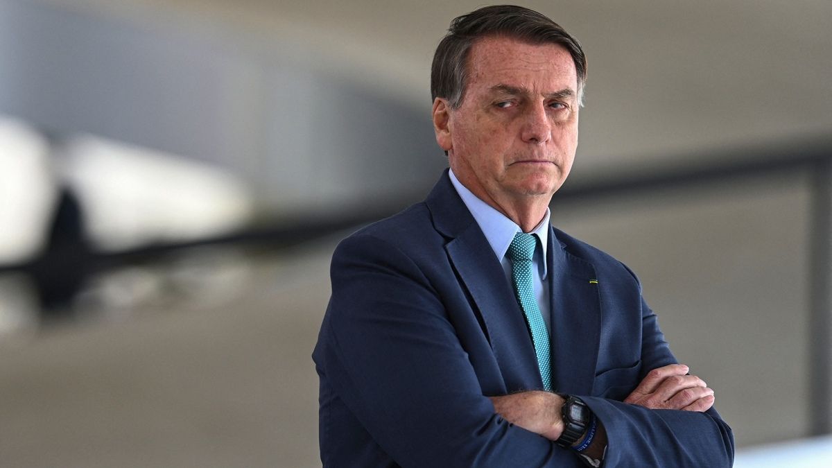 Jair Bolsonaro negó haber falsificado su carnet de vacunación durante la pandemia del coronavirus. (Télam)