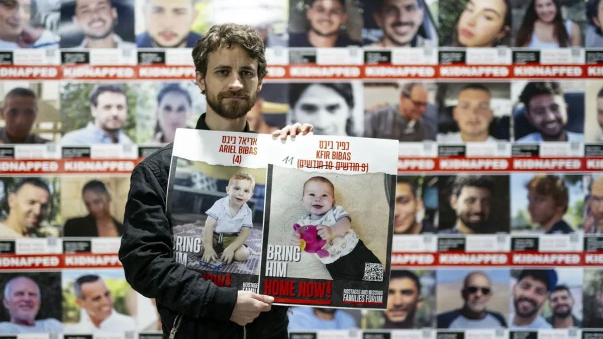 Los hermanitos Bibas, fueron un símbolo de los rehenes israelíes a manos de Hamas. (Foto: Archivo)
