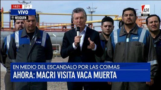Sin hablar de cuadernos K ni de dólar, Macri se mostró con Paolo Rocca en Vaca Muerta