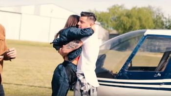 Lhoan le cumplió el sueño a Charlotte Caniggia y volaron juntos en helicóptero