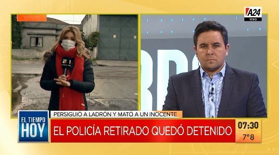 Un ex policía mató a un hombre cuando perseguía a los tiros a delincuentes