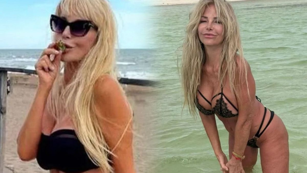 Graciela Alfano mostró el video de su experiencia en una playa nudista: ¡Bikini al agua!