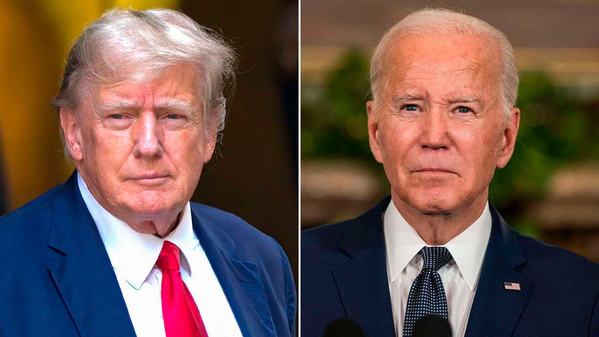 Trump defendió a Biden y sorprendió a sus propios votantes.