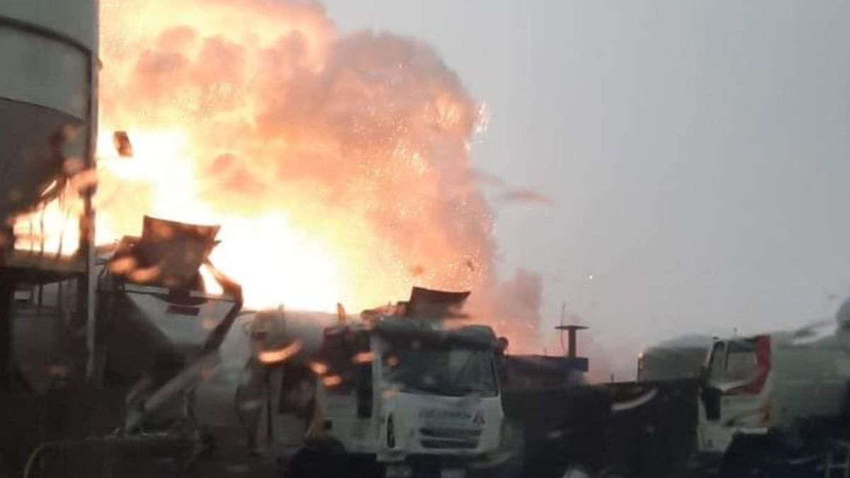 Impactante video: así fue la brutal explosión provocada por un rayo en La Maranza (Foto: captura)