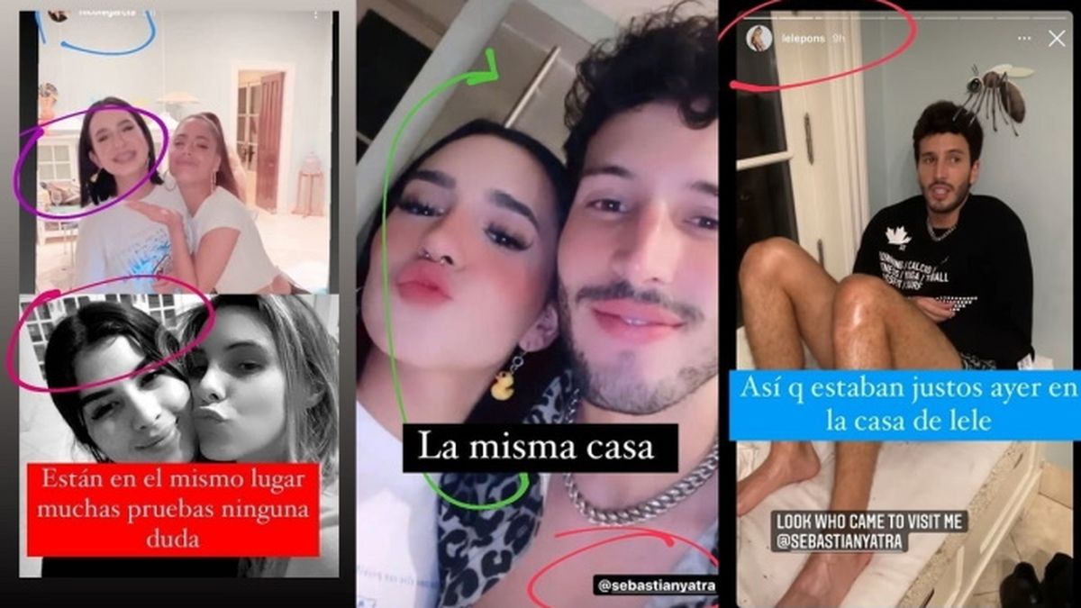 Aquí la pruebas recolectadas por Juariu, con las que afirma que Tini Stoessel y Sebastián Yatra habrían retomado su relación sentimental.