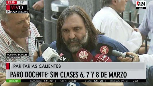 Baradel: El paro docente fue masivo y contundente: el 93% a nivel nacional