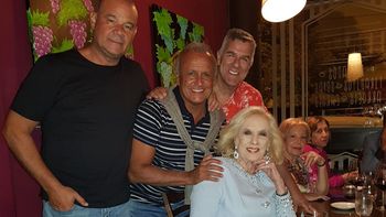 Mirtha Legrand fue a ver a Midachi y luego cenó con ellos