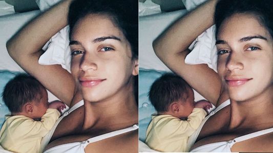 Zaira Nara mostró por primera vez la cara de su hijo Viggo Silvestre