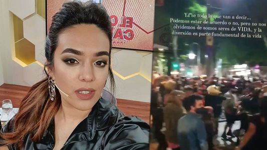 Angela Leiva se defendió tras publicar un video de gente bailando en plena pandemia: “No vivo en una cárcel”
