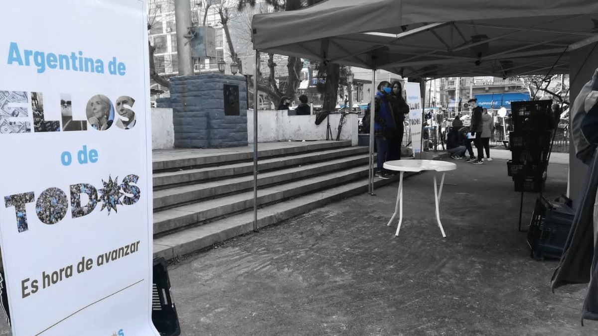 La campaña del Espacio de Producción y Trabajo. (Foto: prensa)