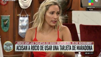 Rocío Oliva habló de los gastos con la extensión de tarjeta de Diego Maradona