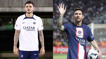 Tensa relación entre Mauro Icardi y Lionel Messi en el PSG.&nbsp;