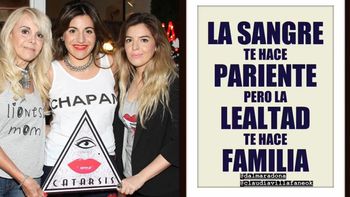Gianinna Maradona tomó partido en la guerra de sus padres: ¡La lealtad te hace familia!