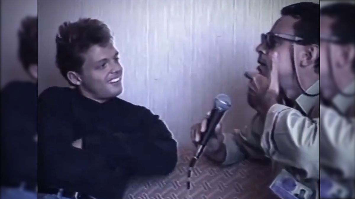 Mirá la entrevista que Bruno Masi le hizo a Luis Miguel en el 90