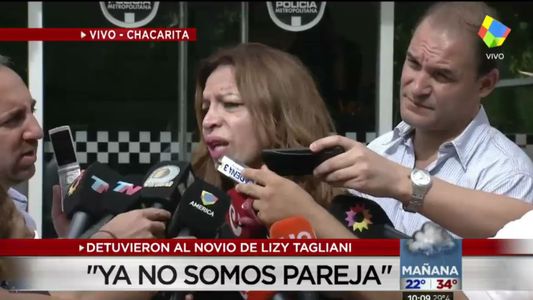 Lizy Tagliani a la salida de la comisaría: No es más mi pareja
