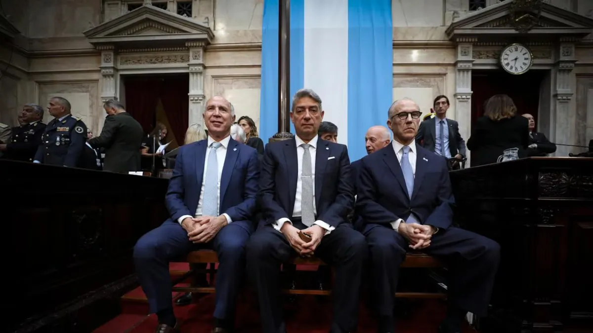 Los miembros de la Corte Suprema en el Congreso. (Foto: Corte Suprema de Justicia de la Nación)